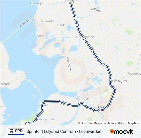 SPR Train Line Map
