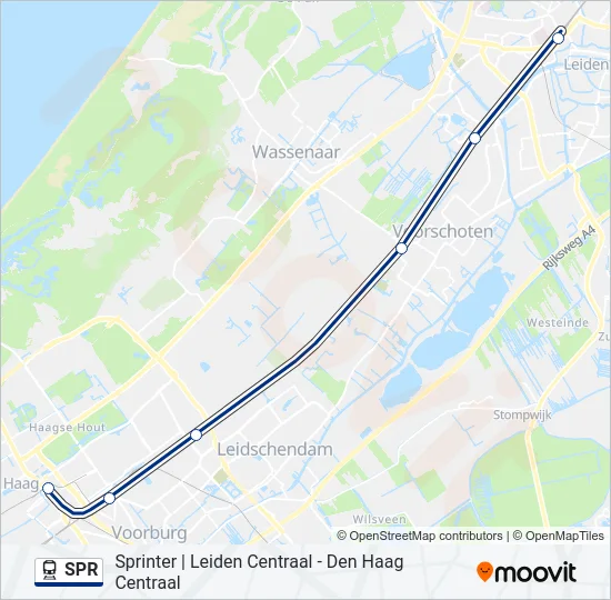 SPR Train Line Map