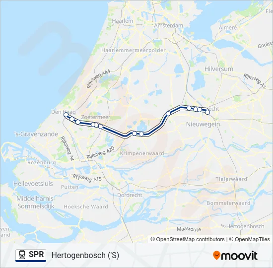 SPR Train Line Map