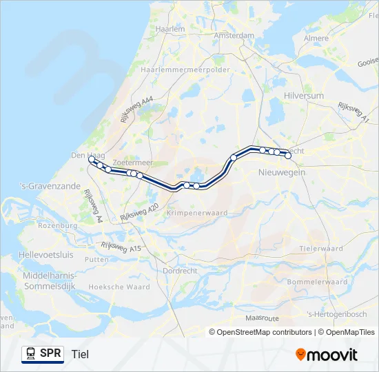 SPR Train Line Map