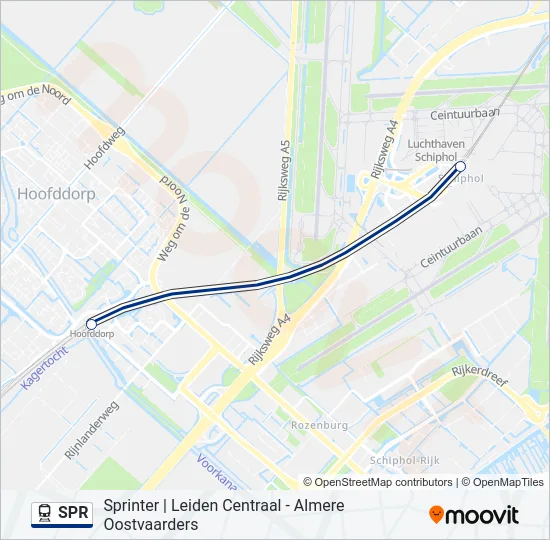 SPR Train Line Map