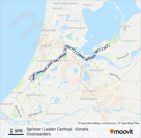 SPR Train Line Map