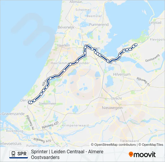 SPR Train Line Map