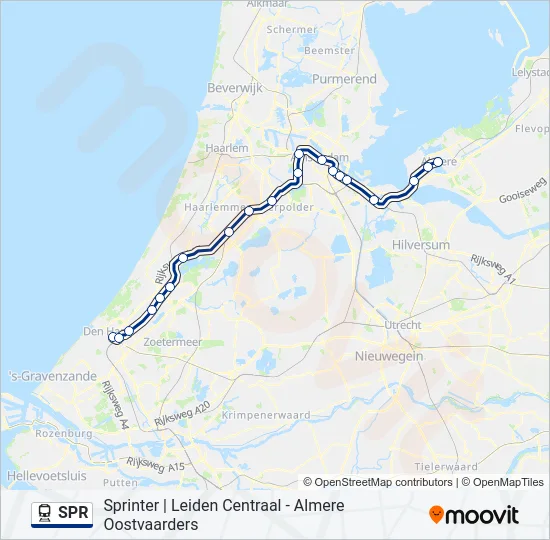 SPR Train Line Map