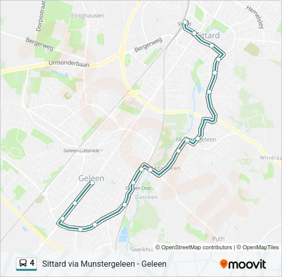 4 Bus Line Map