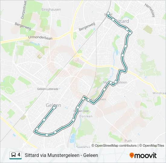 4 Bus Line Map