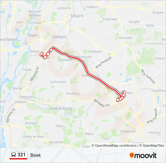 321 Bus Line Map