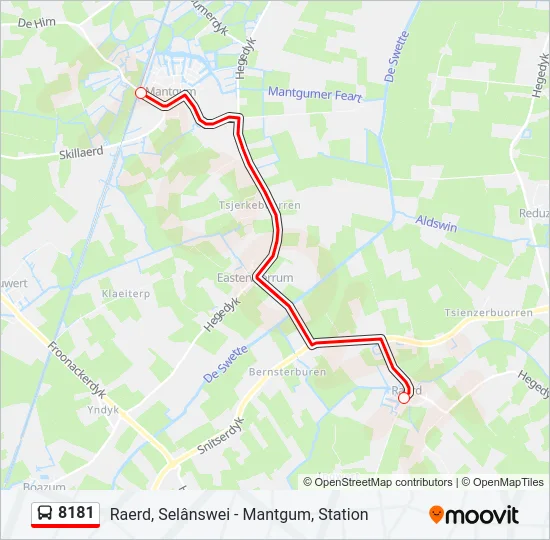 8181 Bus Line Map