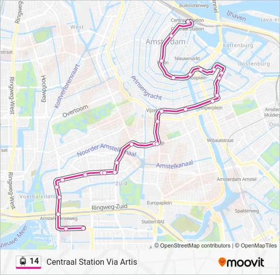 14 Light Rail Line Map