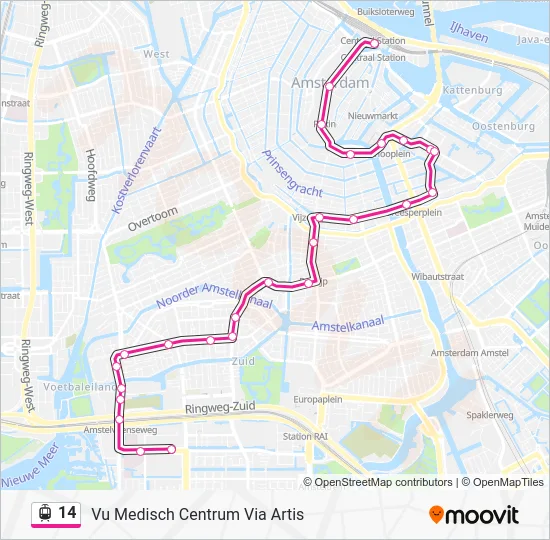 14 Light Rail Line Map
