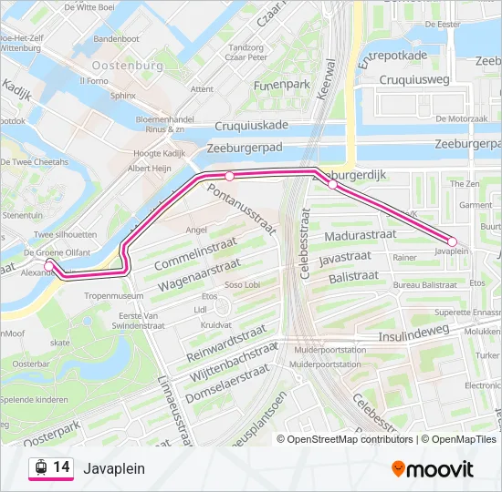 14 Light Rail Line Map