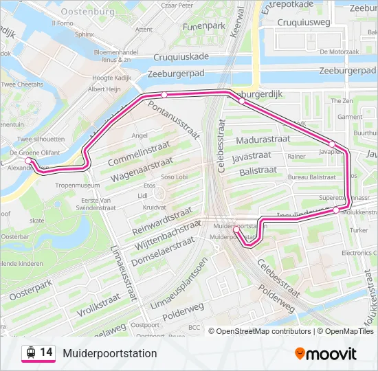 14 Light Rail Line Map