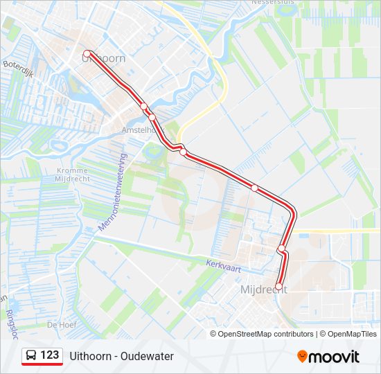 123 Bus Line Map