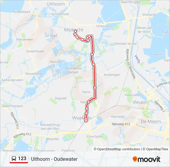 123 Bus Line Map