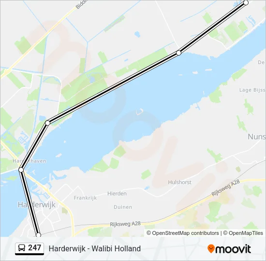 247 Bus Line Map
