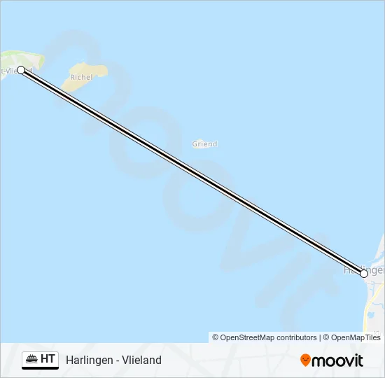 HT Ferry Line Map