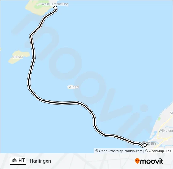 HT Ferry Line Map