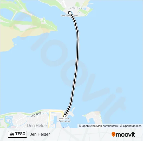TESO Ferry Line Map