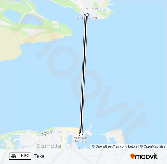 TESO Ferry Line Map