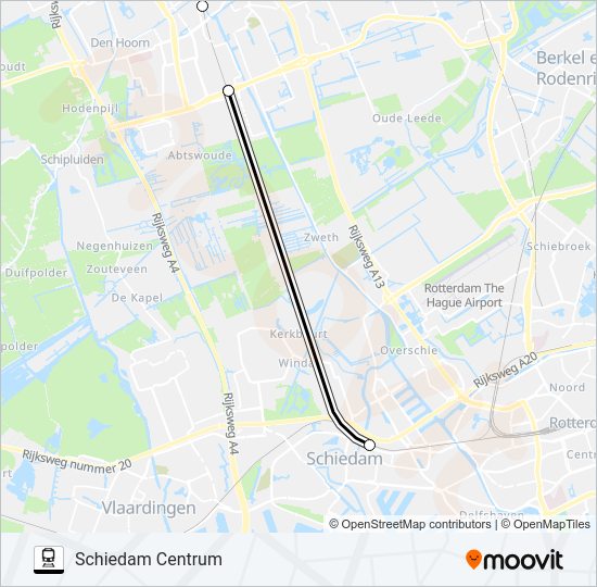 STOPBUS I.P.V. TREIN Train Line Map