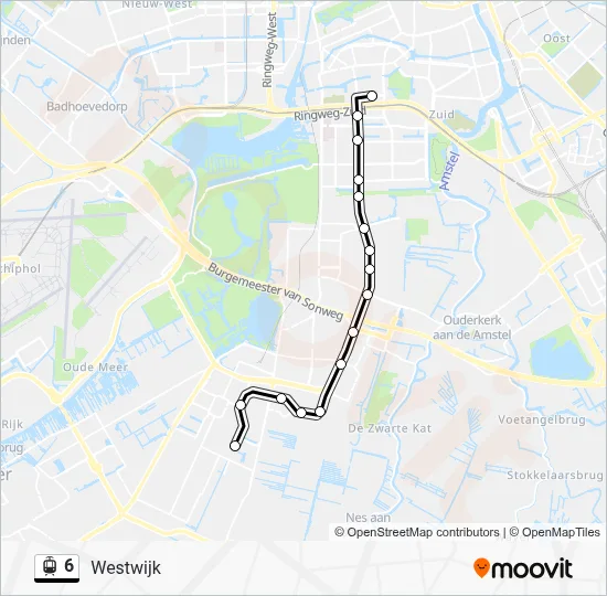 6 Light Rail Line Map