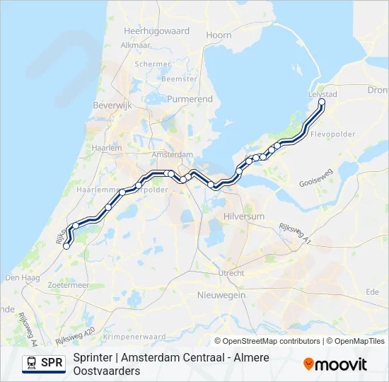 SPR Train Line Map