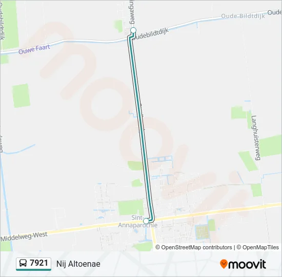 7921 Bus Line Map