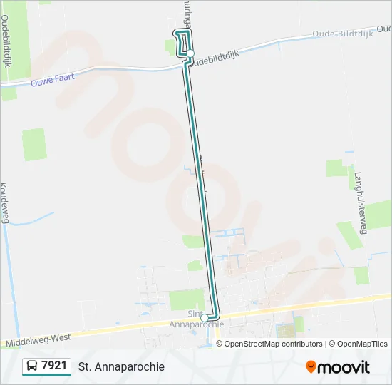 7921 Bus Line Map