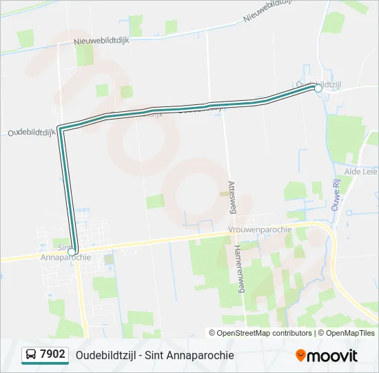 7902 Bus Line Map