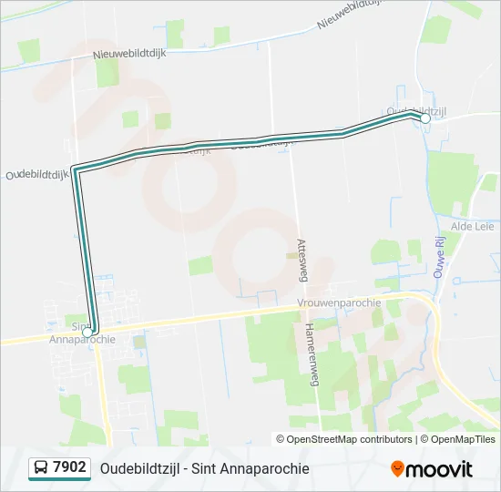 7902 Bus Line Map