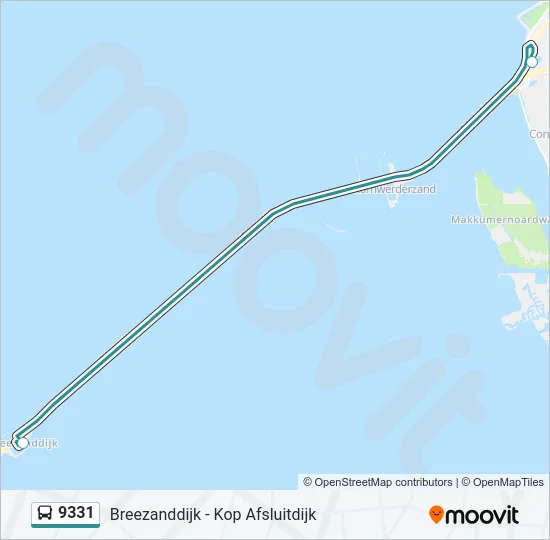 9331 Bus Line Map