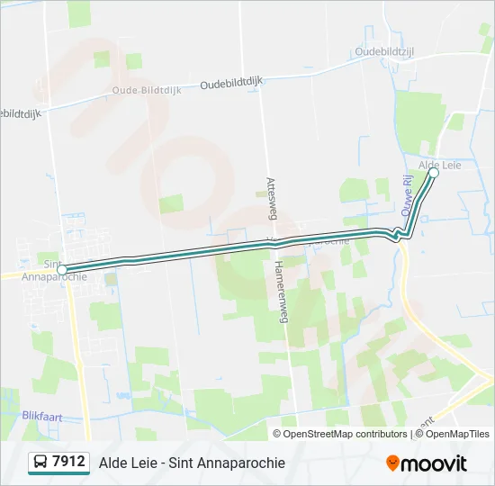 7912 Bus Line Map