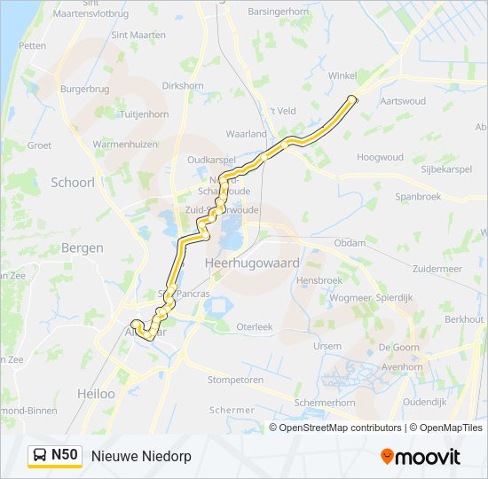 N50  Line Map