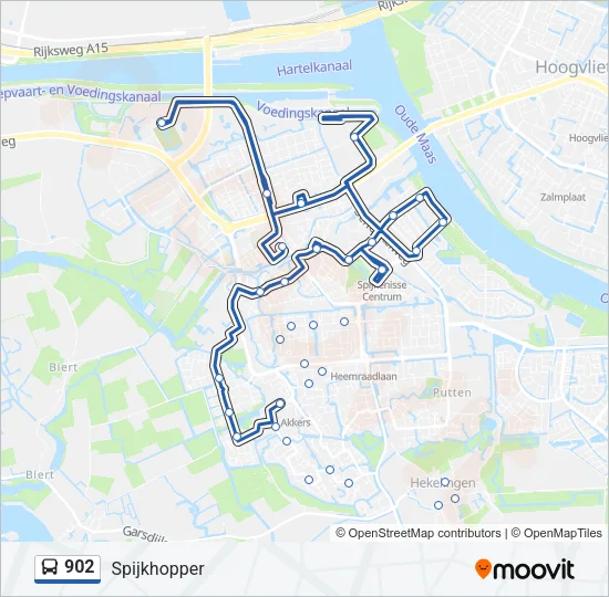 902 Bus Line Map