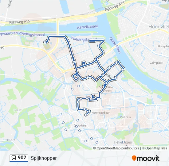 902 Bus Line Map