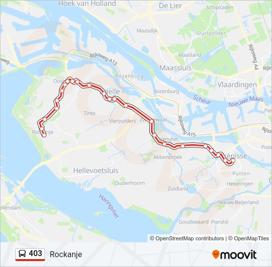 403 Bus Line Map