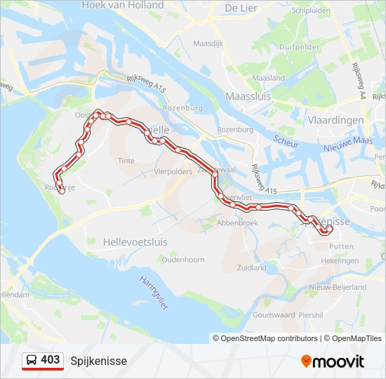 403 Bus Line Map