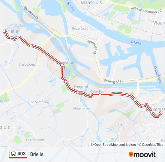 403 Bus Line Map