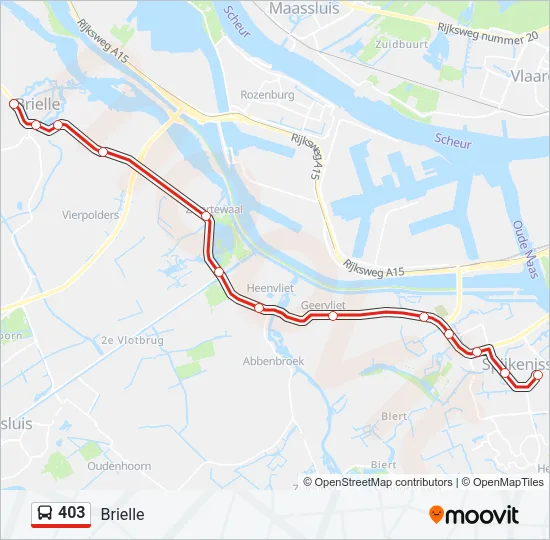 403 Bus Line Map
