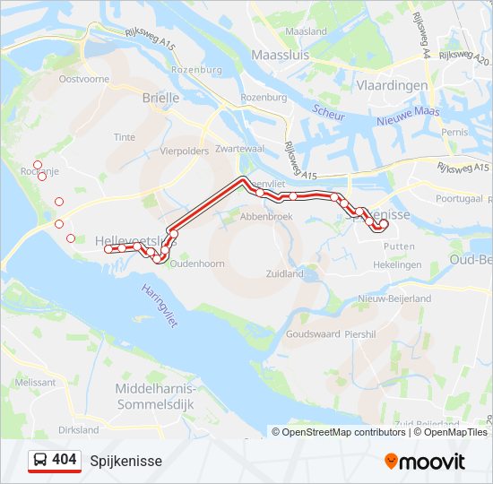 404 Bus Line Map