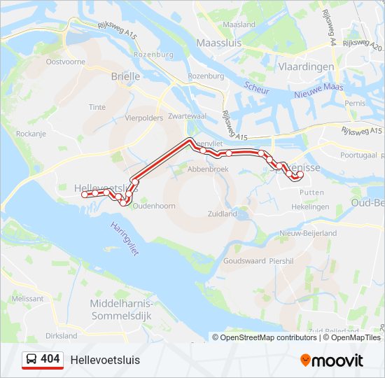 404 Bus Line Map