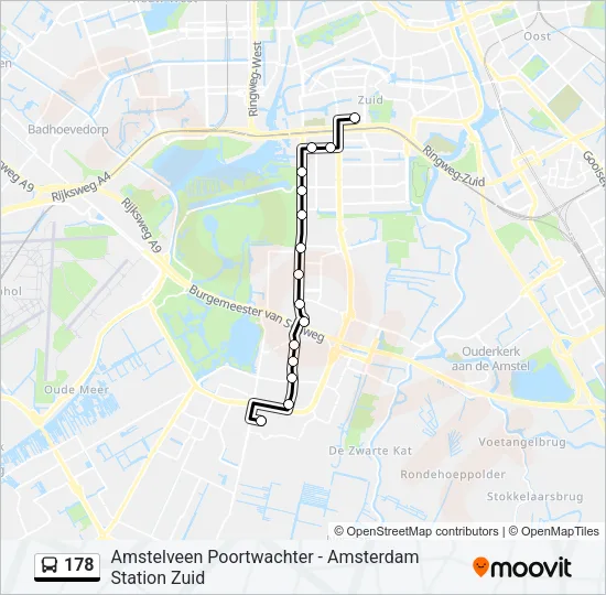 178 Bus Line Map
