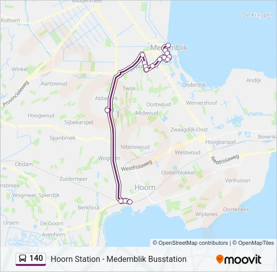 140  Line Map