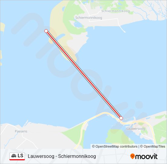 LS Ferry Line Map