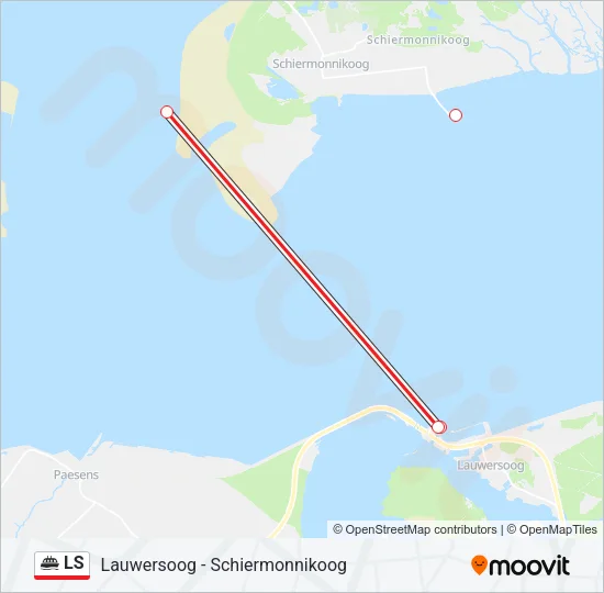LS Ferry Line Map