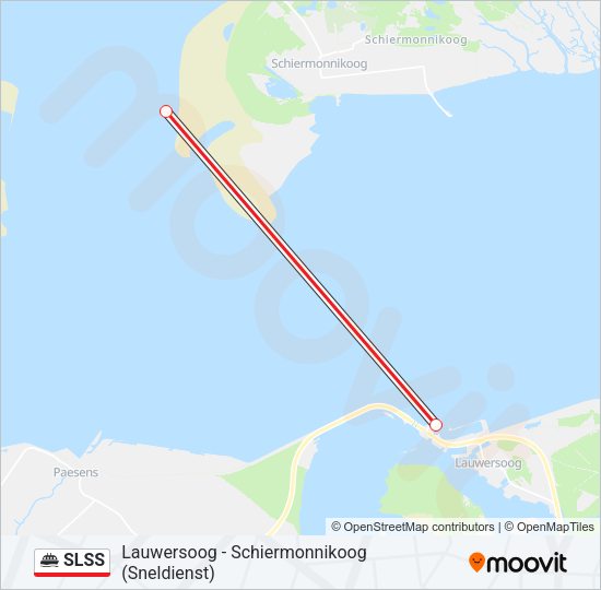 SLSS Ferry Line Map