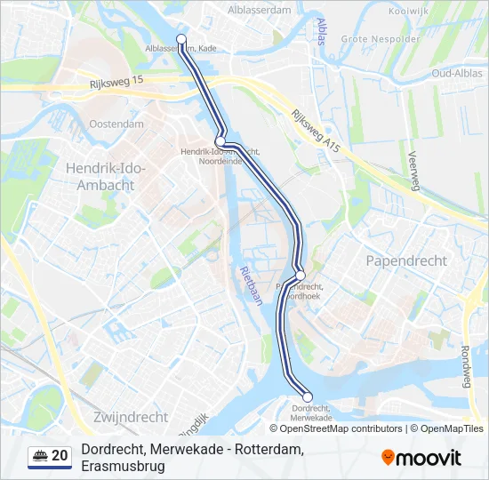 20 Ferry Line Map