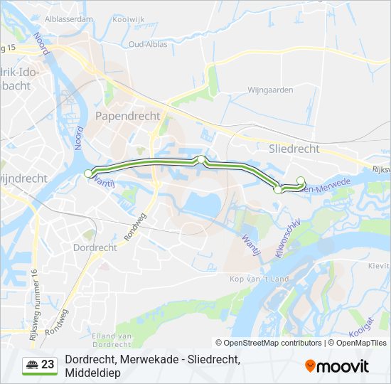 23 Ferry Line Map