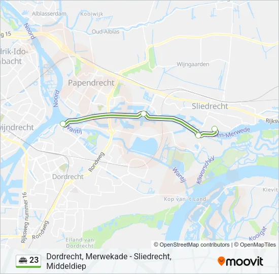 23 Ferry Line Map