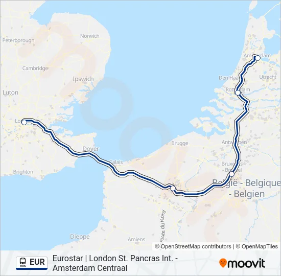 EUR  Line Map